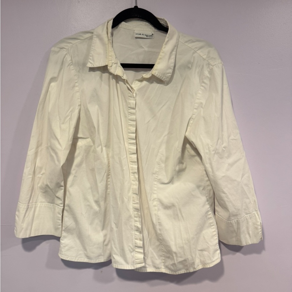 White Croft and Barrow button down shirt